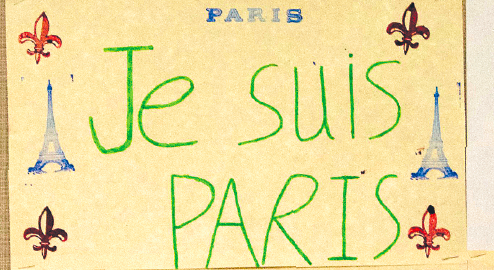 Je Suis Paris, “I am Paris”